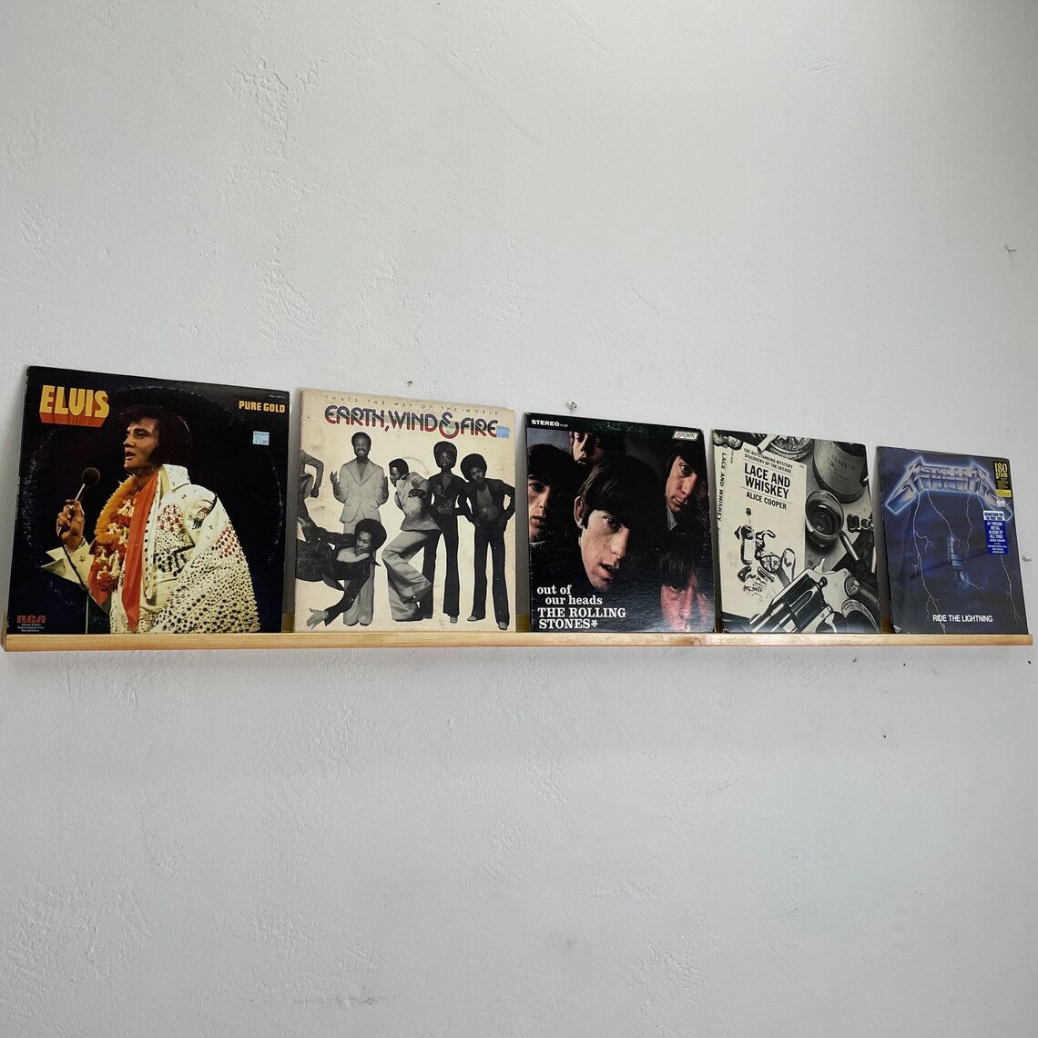 Now Playing Record Shelf w/Small Lip