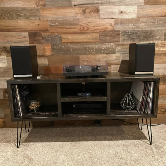 3x2 Widebody Vinyl Record Storage Record Player Stand Ocean Beach Pallet Co