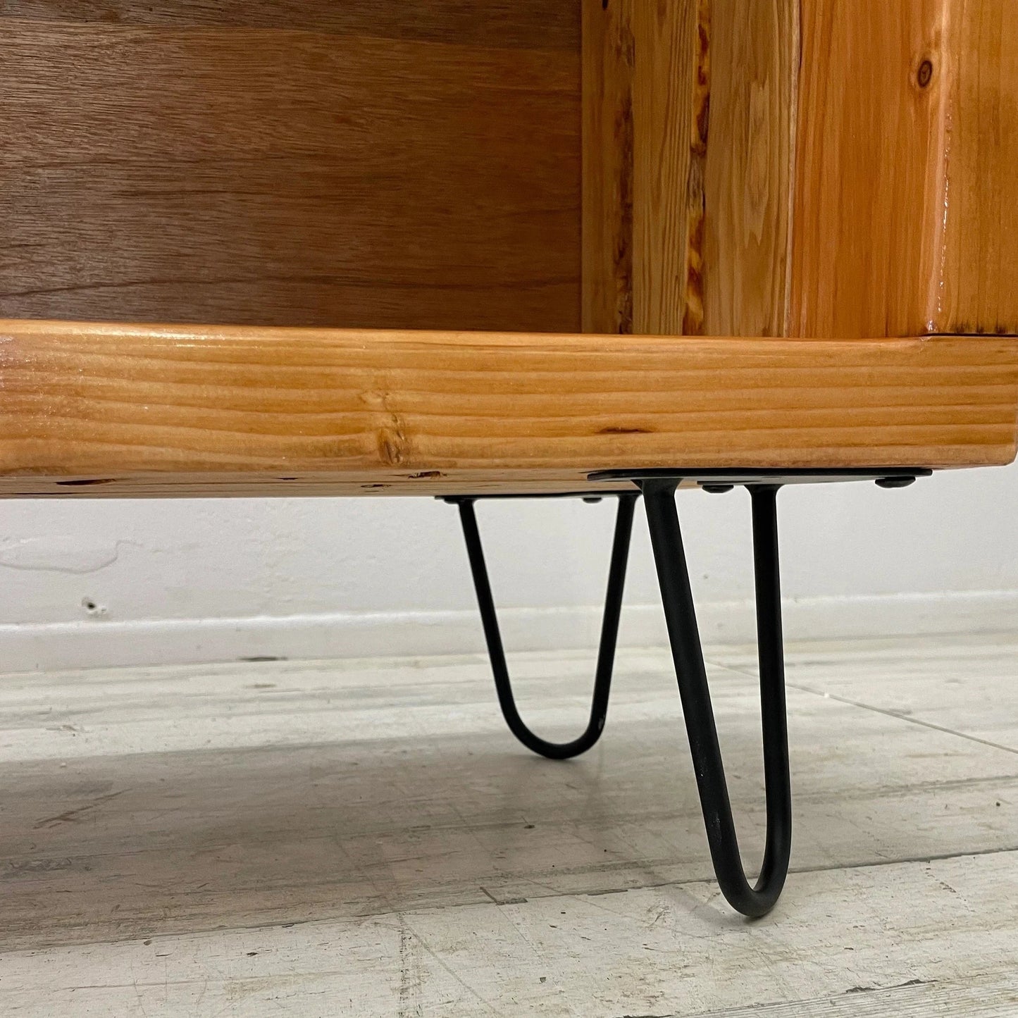 Vinyl Record Storage Entertainment Center