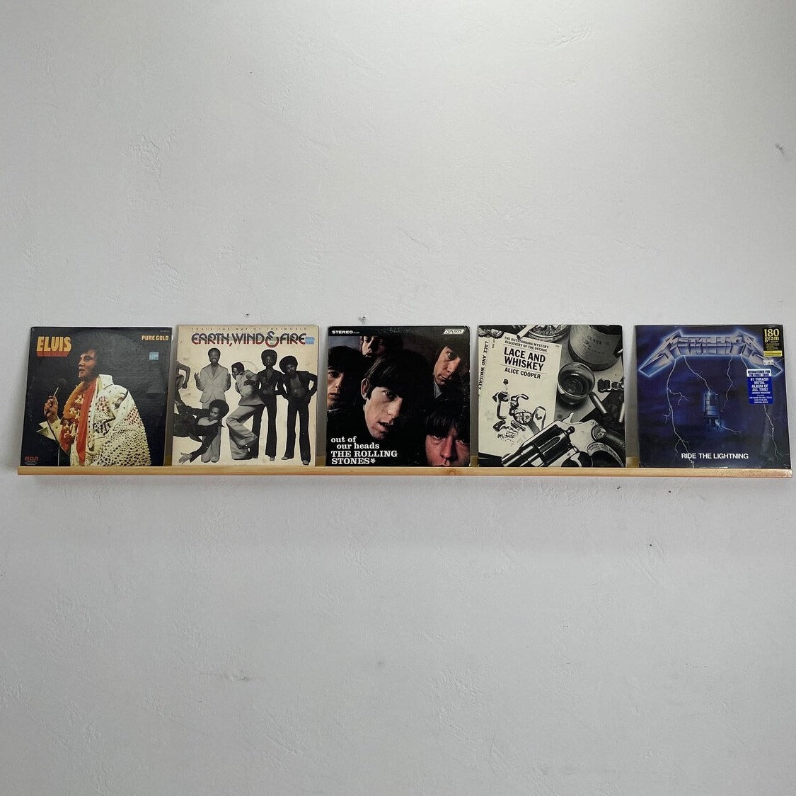 Now Playing Record Shelf w/Small Lip