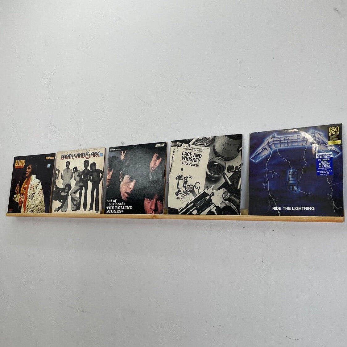Now Playing Record Shelf w/Small Lip