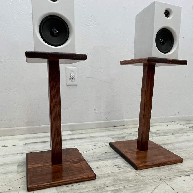 Straight Up Square Speaker Stands
