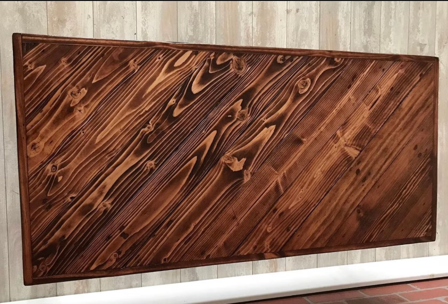 Diagonal Pattern Coffee Table