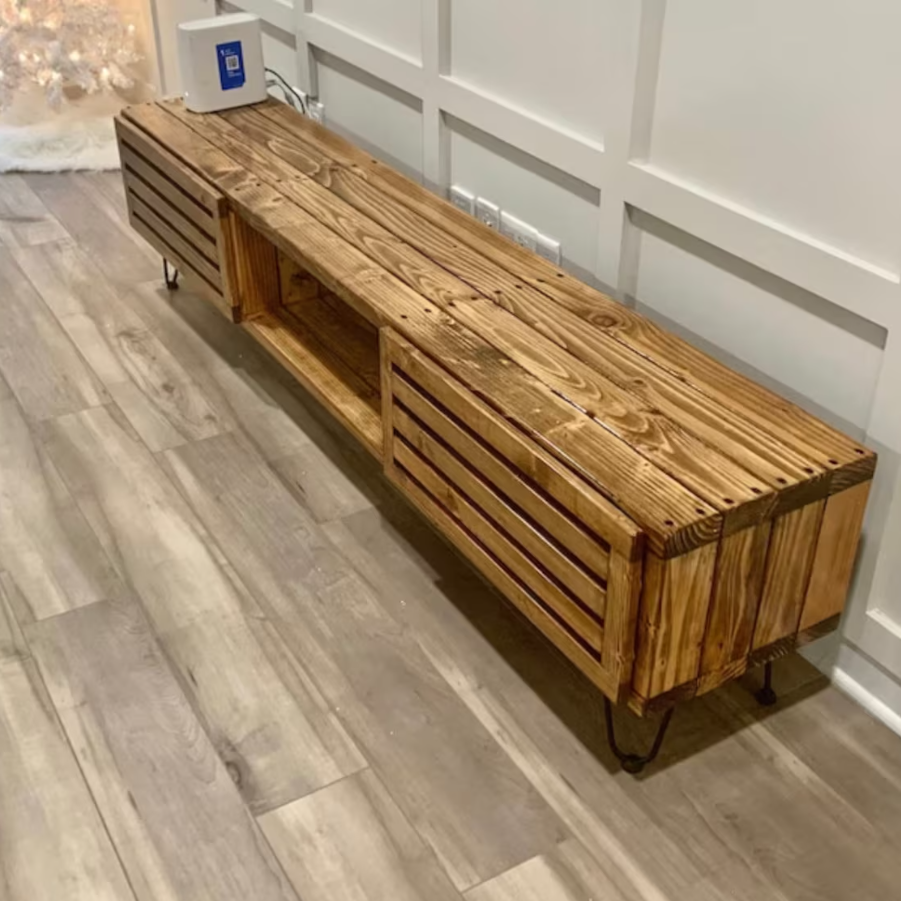 3Sec TV Stand with Modern Doors