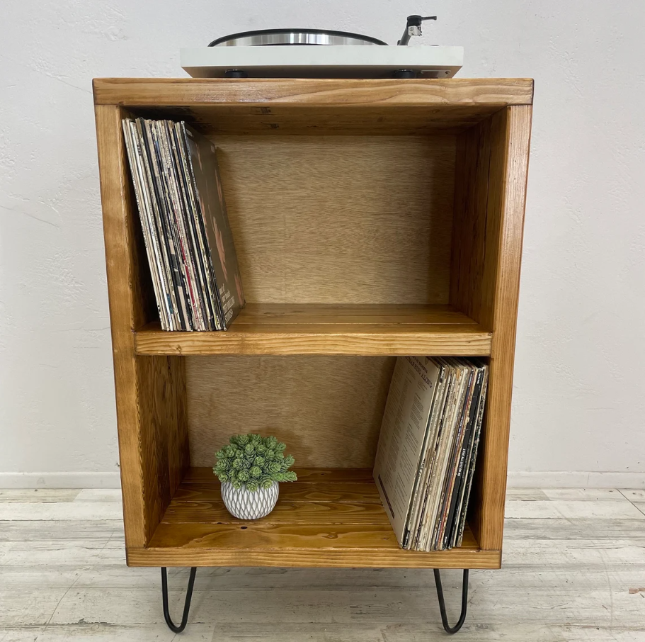 DRec Vinyl Record Storage Record Player Stand Ocean Beach Pallet Co