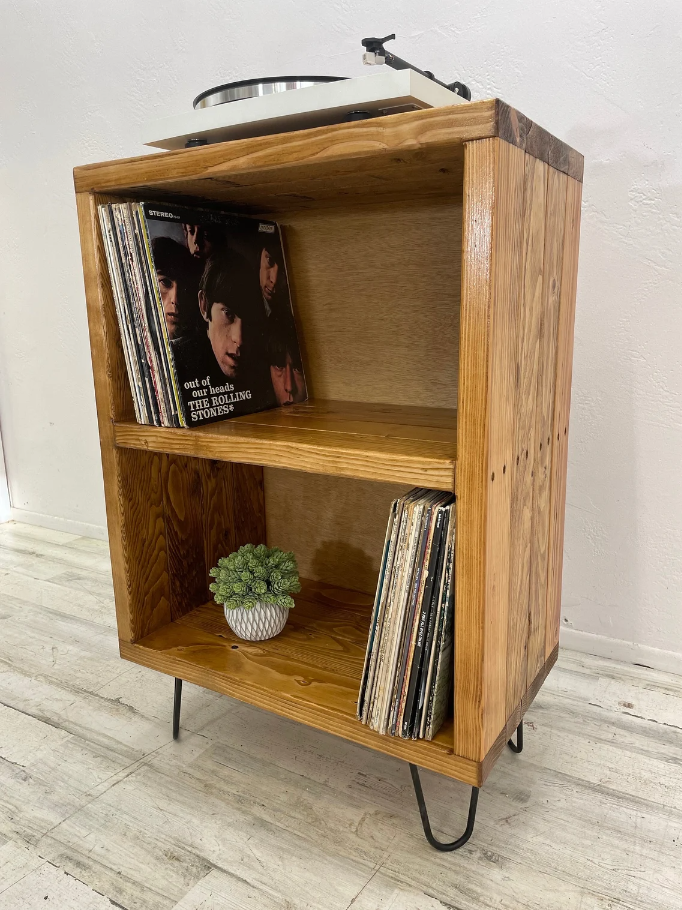 DRec Vinyl Record Storage Record Player Stand Ocean Beach Pallet Co
