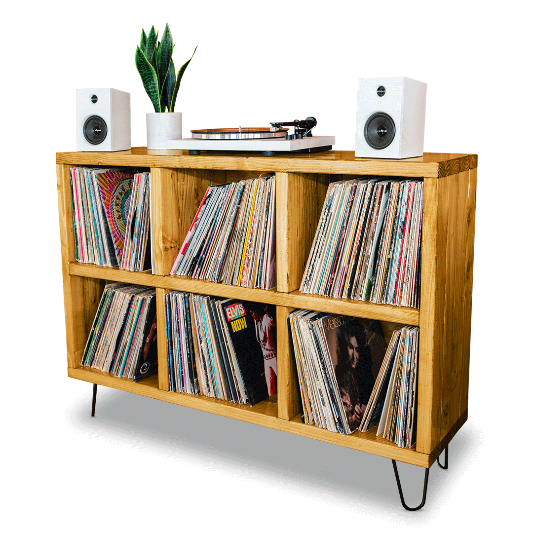 6Pack "Widebody" Vinyl Record Storage