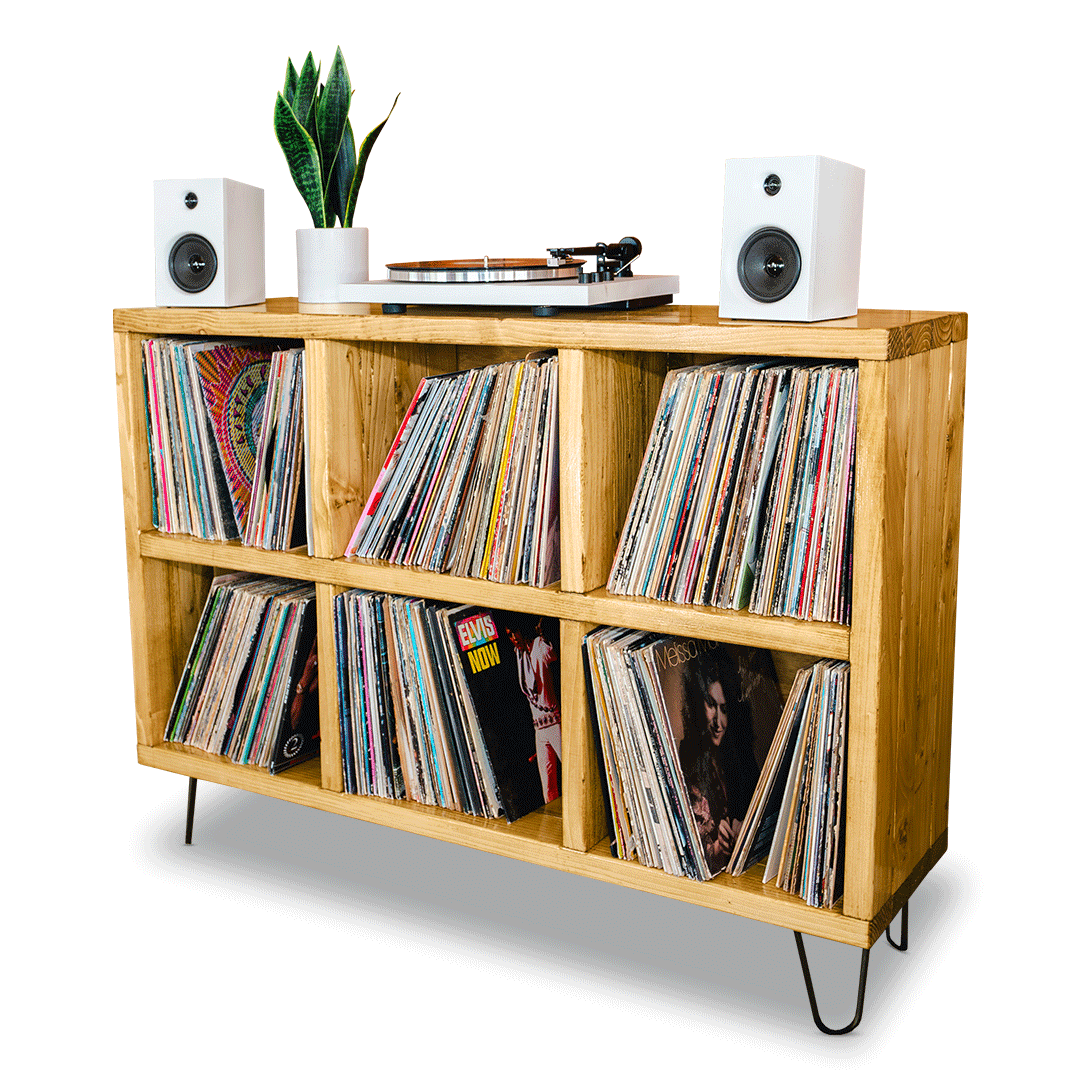 6Pack "Widebody" Vinyl Record Storage