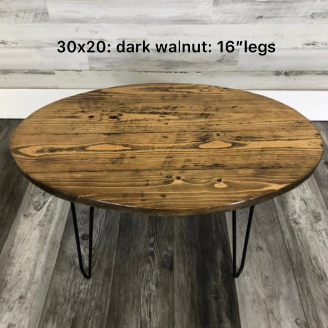 Oval Coffee Table Ocean Beach Pallet Co