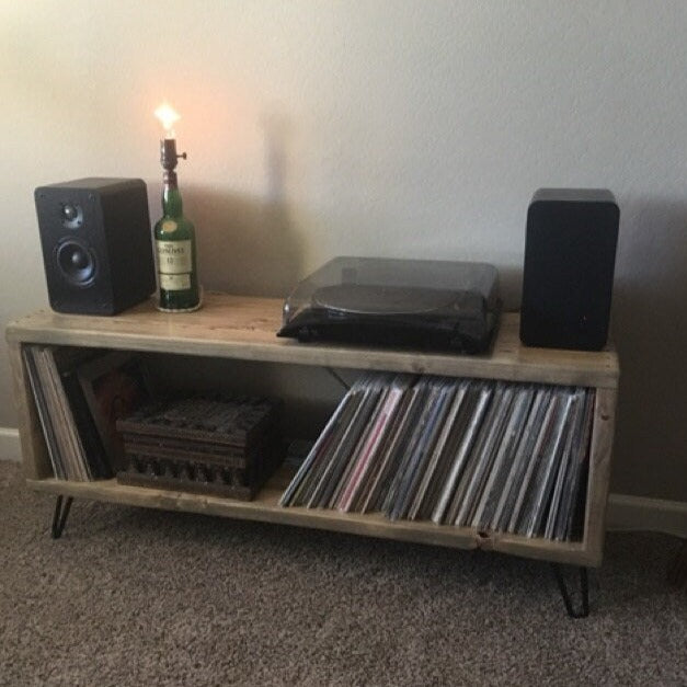 Rec Baby Got No Back Vinyl Record Storage Record Player Stand Ocean Beach Pallet Co
