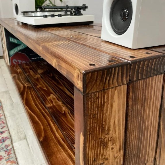 Rec Widebody Vinyl Record Storage Record Player Stand Ocean Beach Pallet Co