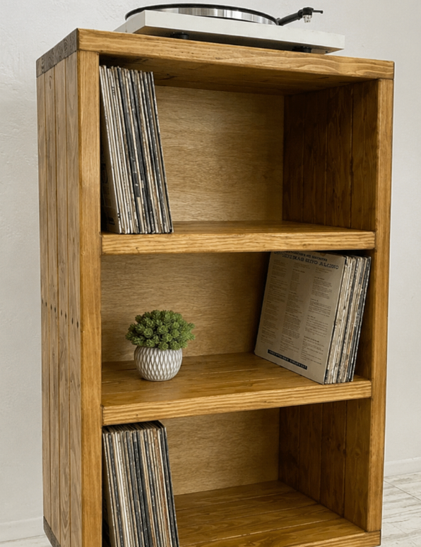custom 3-Tiered unit+ Herringbone pattern sides