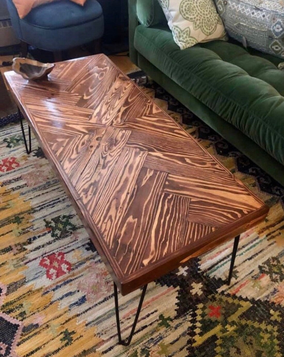 Starburst Pattern Coffee Table Ocean Beach Pallet Co