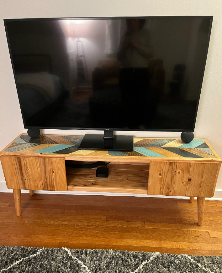 TV Stand with Doors