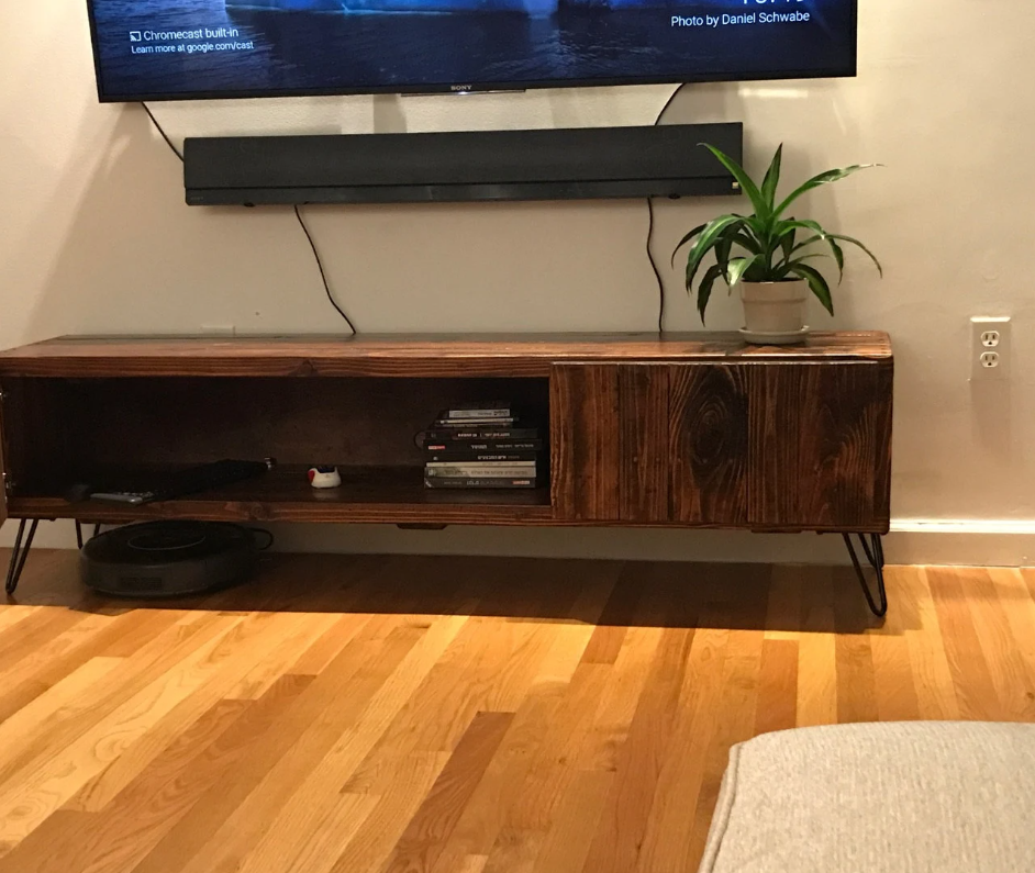 TV Stand with Doors