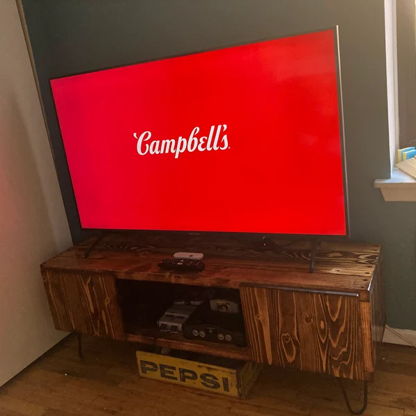 TV Stand with Doors