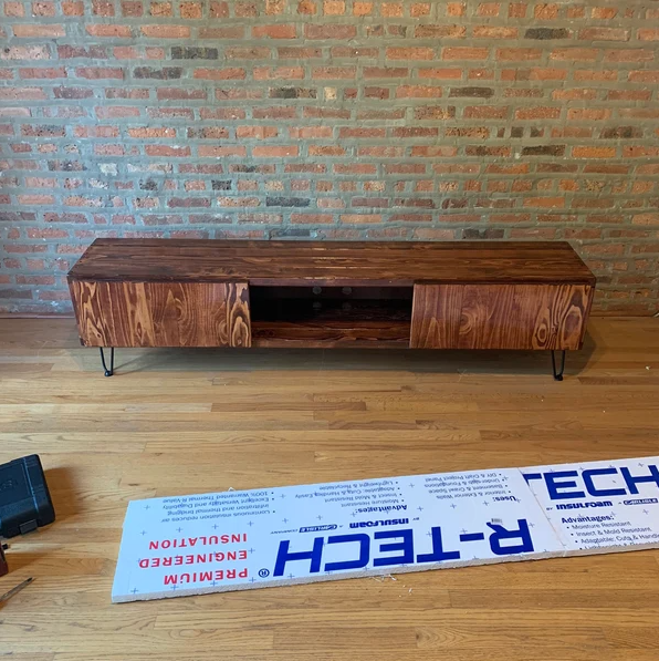 TV Stand with Doors