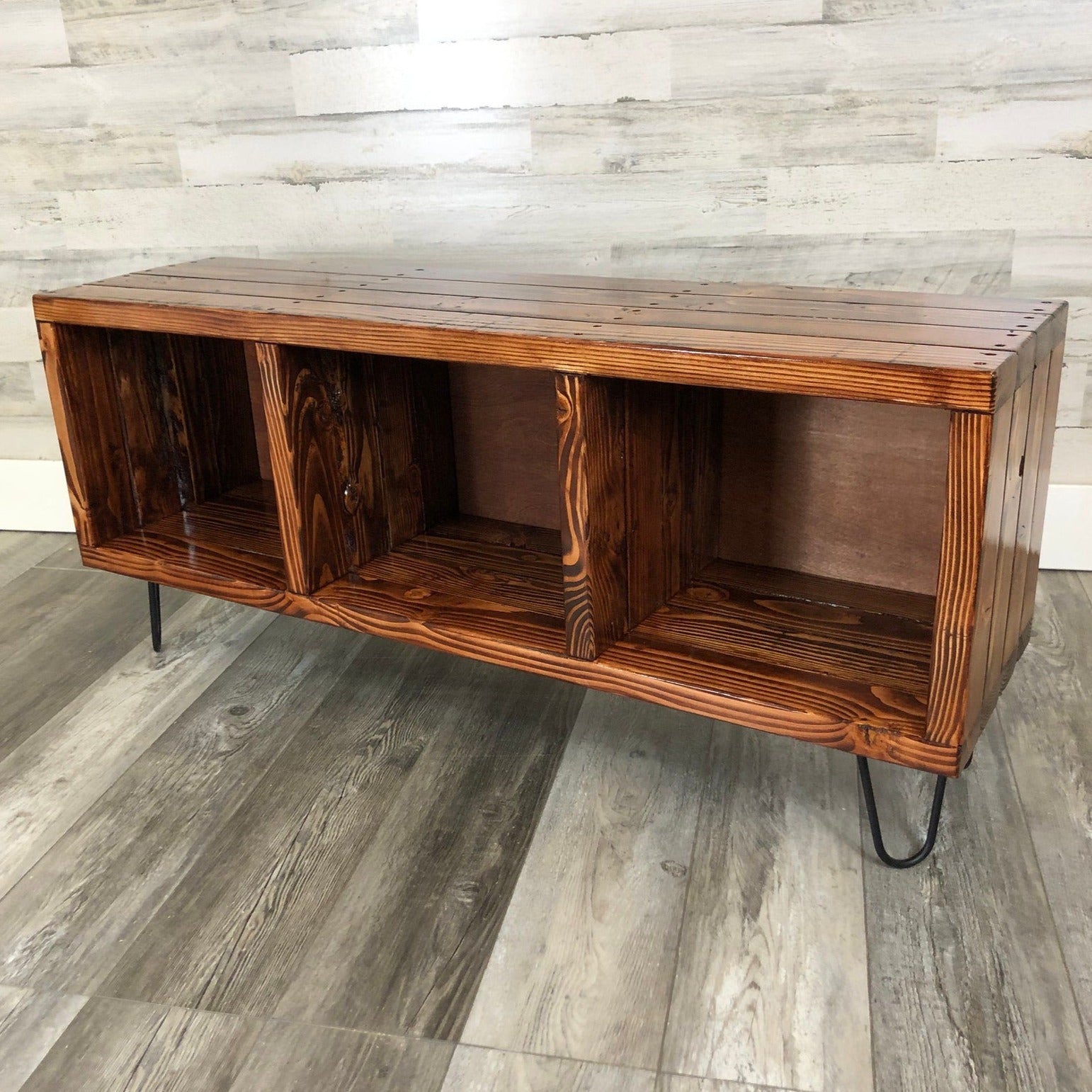 Media Console, VINYL RECORD HOLDER, Vinyl Record Storage, Record Player Stand, Hi fi, Cube Storage,