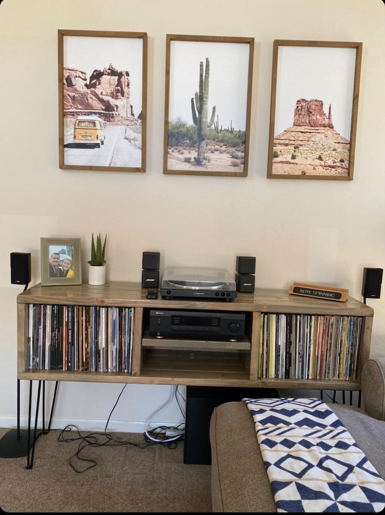 vinyl record storage, turntable stand, multimedia console, credenza, cube storage, entertainment center, hifi, media console