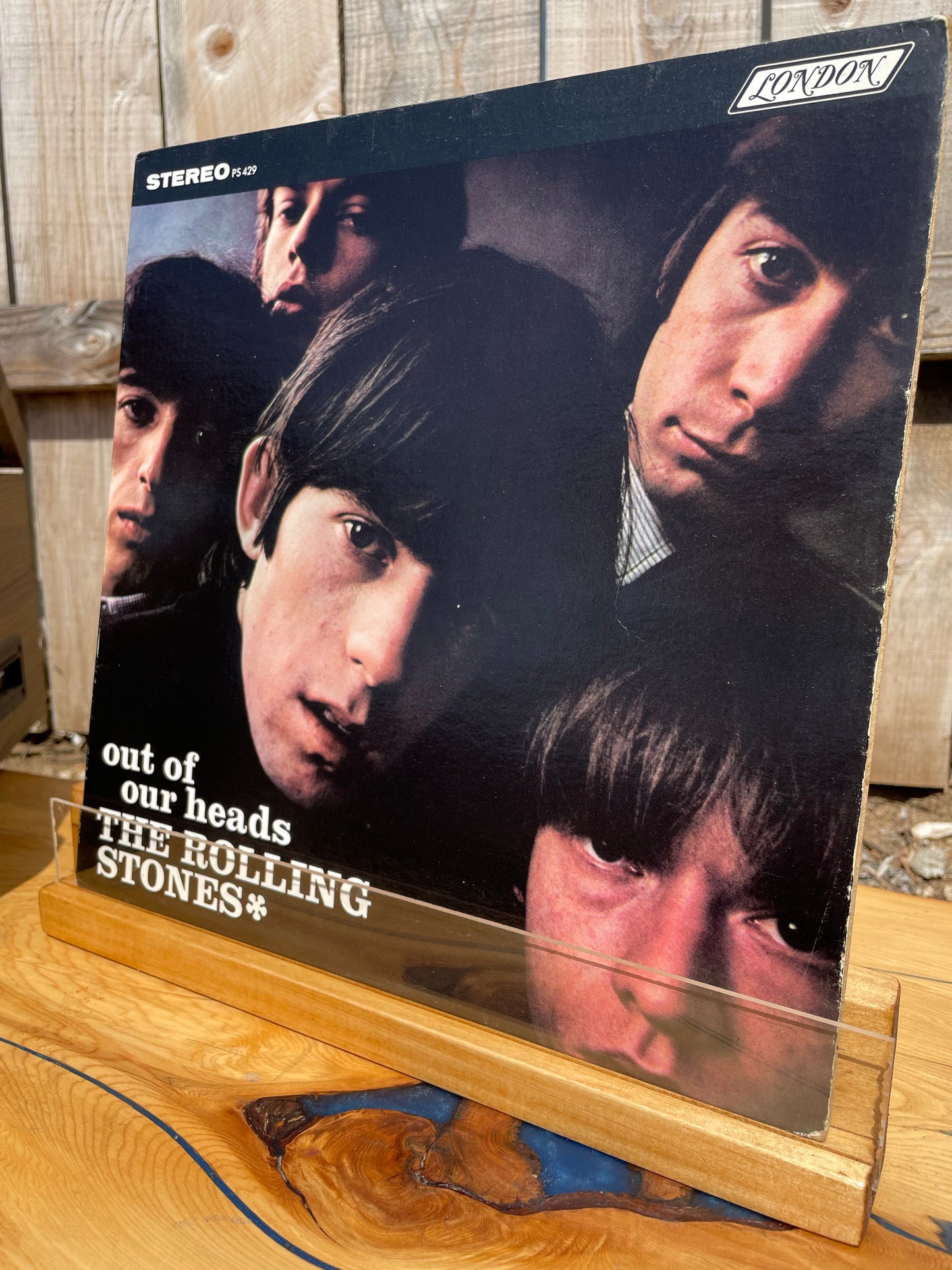 Now Playing Record Shelf w/Acrylic Lip