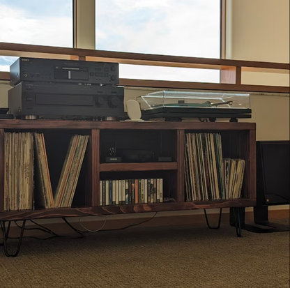 3x2 Widebody Vinyl Record Storage Record Player Stand Ocean Beach Pallet Co