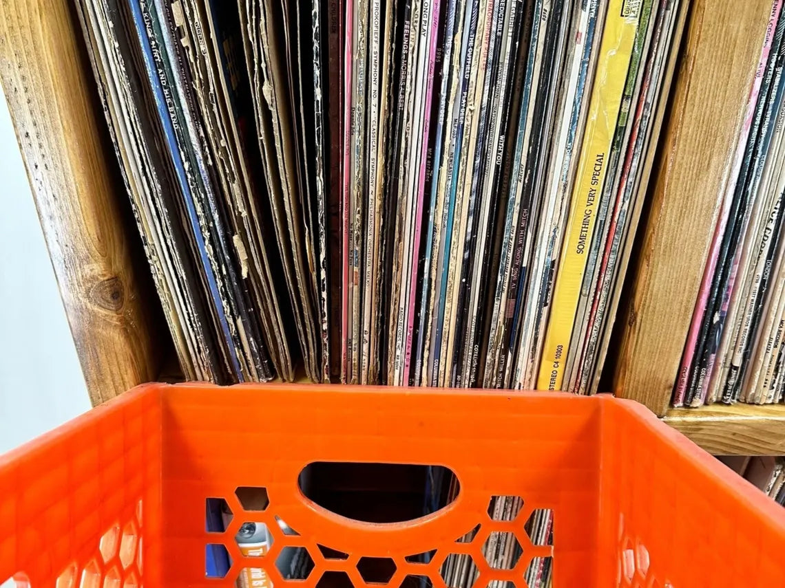 8Pack Vinyl Record Storage