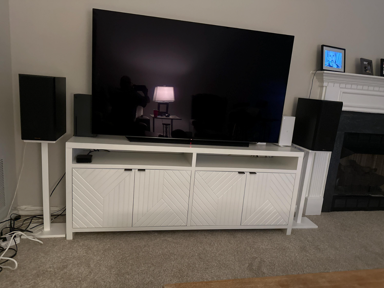 Straight Up Square Speaker Stands