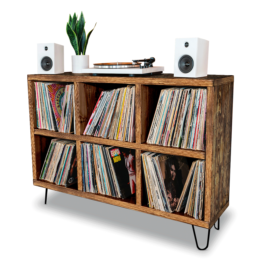 6Pack Vinyl Record Storage