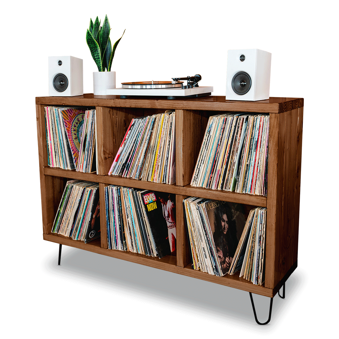 6Pack Vinyl Record Storage