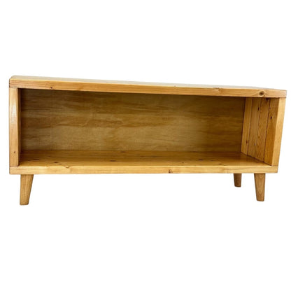 Rec with Wooden Angled Peg Legs Vinyl Record Storage