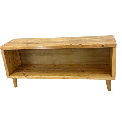 Rec with Wooden Angled Peg Legs Vinyl Record Storage